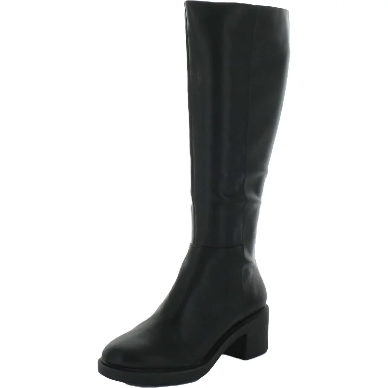 Chrissie Womens Dressy Pull On Knee-High Boots