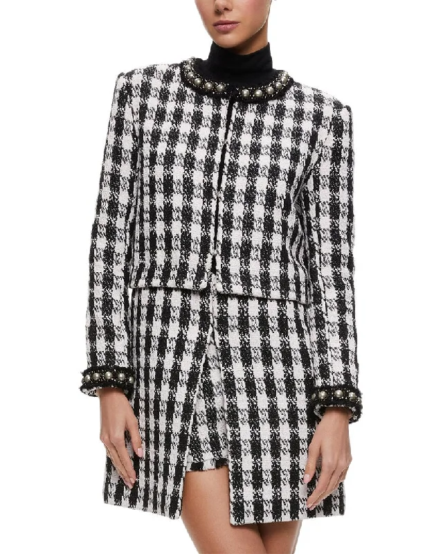 alice + olivia Deon Two-Fer Separating Box Jacket