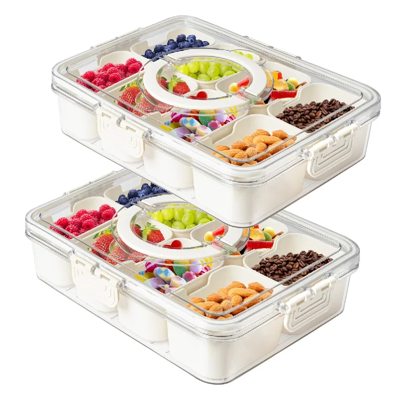 TSA-approved combination locks for luggage security during international travel2Pack Snackle Box with Handle Serving Tray Snack Platter with Lids Stackable Fruit&Veggie Container with 8 Small Removable Boxes TSA-approved combination locks for luggage security during international travel2Pack Snackle Box with Handle Serving Tray Snack Platter with Lids Stackable Fruit&Veggie Container with 8 Small Removable Boxes