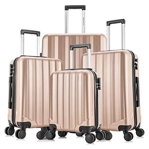 Waterproof luggage covers for protection against rain on outdoor tripsWaterproof luggage covers for protection against rain on outdoor trips4 Pieces Travel Luggage Sets, Hardside Lightweight ABS Luggage Suitcase, 360° Spinner Wheels Travel Set Bag, Durable Trolley Suitcase 16" 20" 24" 28", 4 Pcs (Color Champagne Gold) Waterproof luggage covers for protection against rain on outdoor tripsWaterproof luggage covers for protection against rain on outdoor trips4 Pieces Travel Luggage Sets, Hardside Lightweight ABS Luggage Suitcase, 360° Spinner Wheels Travel Set Bag, Durable Trolley Suitcase 16" 20" 24" 28", 4 Pcs (Color Champagne Gold)