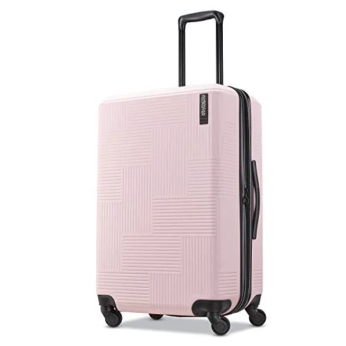 Luggage straps with buckle closures to secure overstuffed bagsAmerican Tourister Stratum XLT Expandable Hardside Luggage with Spinner Wheels, Pink Blush, Checked-Medium 25-Inch Luggage straps with buckle closures to secure overstuffed bagsAmerican Tourister Stratum XLT Expandable Hardside Luggage with Spinner Wheels, Pink Blush, Checked-Medium 25-Inch