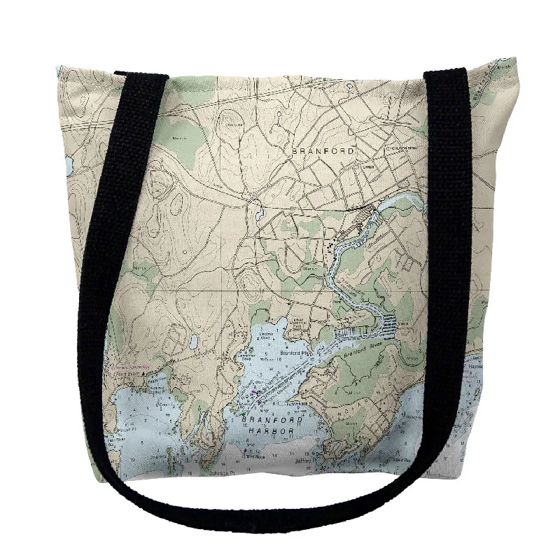 Travel document holders with multiple slots for passports and ticketsTravel document holders with multiple slots for passports and ticketsBranford Harbor, CT Nautical Map Medium Tote Bag 16x16 - 16 inches x 16 inches Travel document holders with multiple slots for passports and ticketsTravel document holders with multiple slots for passports and ticketsBranford Harbor, CT Nautical Map Medium Tote Bag 16x16 - 16 inches x 16 inches