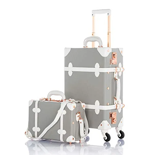 Luggage straps with buckle closures to secure overstuffed bagsLuggage straps with buckle closures to secure overstuffed bagsCOTRUNKAGE Pu Spinner Suitcase Grey 2 Piece Vintage Trunk Luggage Set with TSA Lock (13" & 20", Light grey) Luggage straps with buckle closures to secure overstuffed bagsLuggage straps with buckle closures to secure overstuffed bagsCOTRUNKAGE Pu Spinner Suitcase Grey 2 Piece Vintage Trunk Luggage Set with TSA Lock (13" & 20", Light grey)