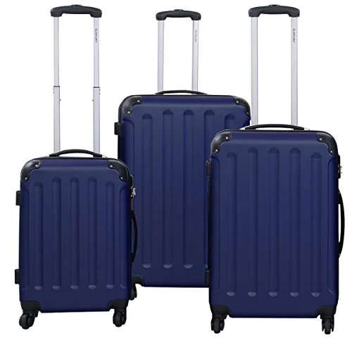 Travel document holders with multiple slots for passports and ticketsDark Blue 3 Pcs Luggage Travel Set Bag ABS+PC Trolley Suitcase Travel document holders with multiple slots for passports and ticketsDark Blue 3 Pcs Luggage Travel Set Bag ABS+PC Trolley Suitcase