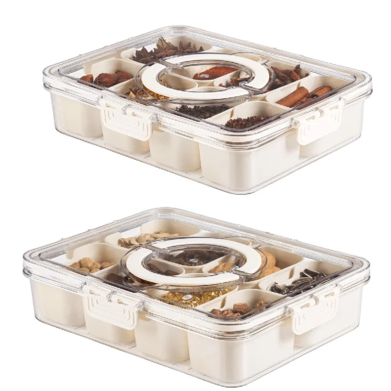 Suitcase wheels replacement kits for smooth rolling after long - term useDivided Serving Tray with Lid and Handle - Snackle Box Charcuterie Container for Portable Snack Platters(Pack of 2) - Silver Suitcase wheels replacement kits for smooth rolling after long - term useDivided Serving Tray with Lid and Handle - Snackle Box Charcuterie Container for Portable Snack Platters(Pack of 2) - Silver