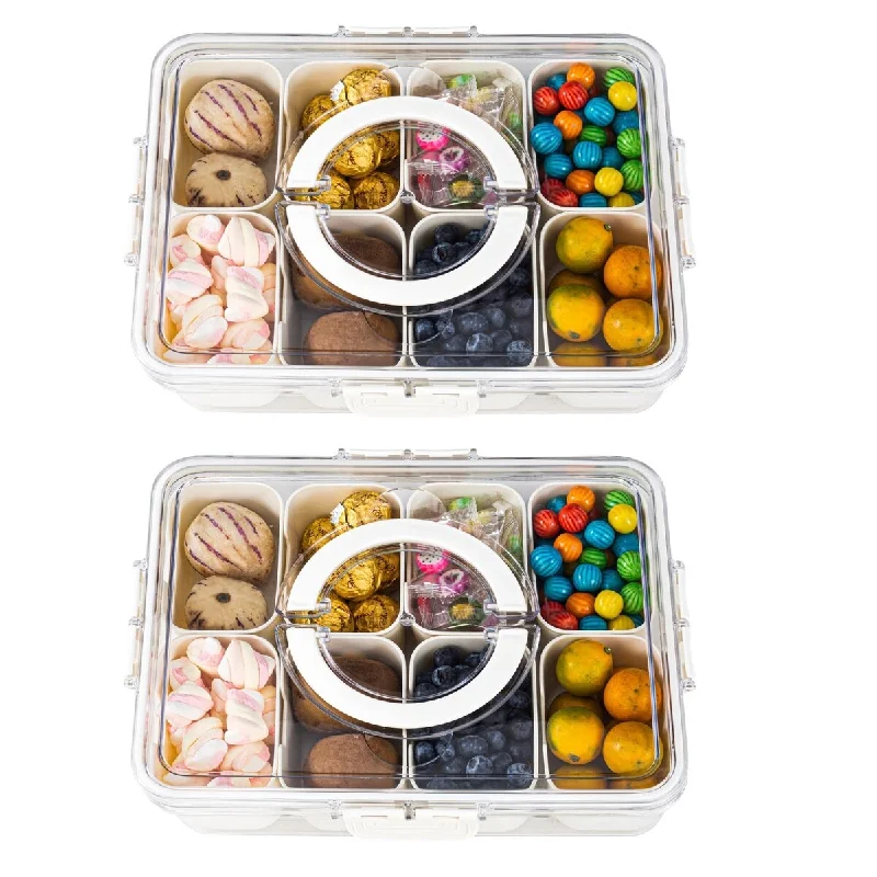 TSA-approved combination locks for luggage security during international travelDivided Serving Tray with Lid and Handle - Snackle Box Charcuterie Container (Pack of 2) - Silver TSA-approved combination locks for luggage security during international travelDivided Serving Tray with Lid and Handle - Snackle Box Charcuterie Container (Pack of 2) - Silver