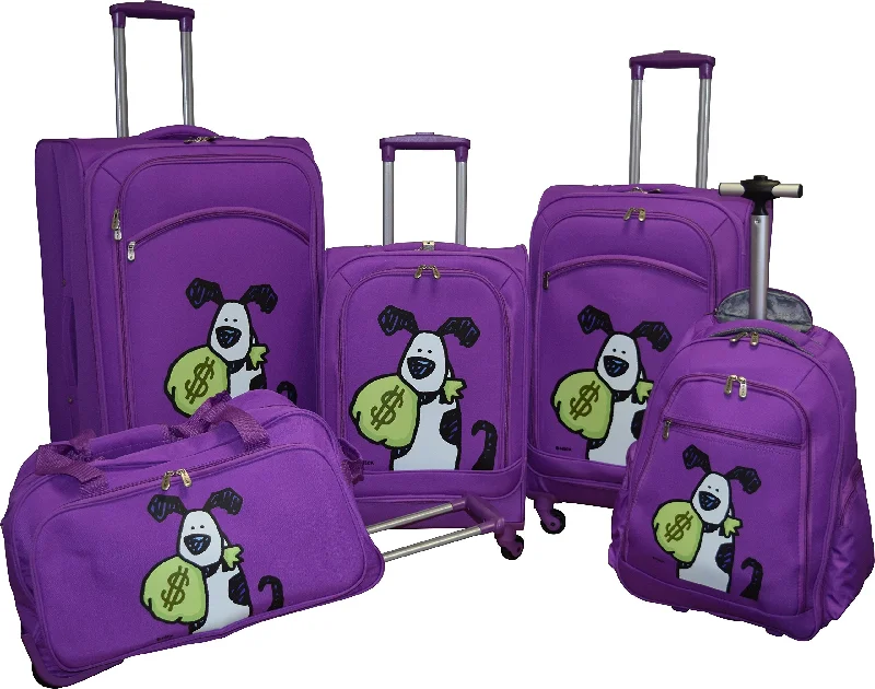Neck pillows with memory foam for comfortable in - flight or car ridesNeck pillows with memory foam for comfortable in - flight or car ridesEd Heck Lightweight 5-PC Spinner Luggage Set (Purple-Money Doggie) Neck pillows with memory foam for comfortable in - flight or car ridesNeck pillows with memory foam for comfortable in - flight or car ridesEd Heck Lightweight 5-PC Spinner Luggage Set (Purple-Money Doggie)
