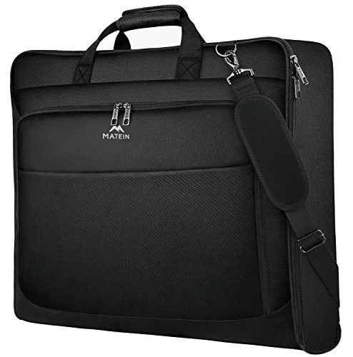 Travel garment hangers that are foldable for easy packingGarment Bags, Large Suit Travel Bag with Pockets & Shoulder Strap, MATEIN Professional Foldable Carry On Bag for Business Trip, Waterproof Luggage Bags for Travel for Men Women, Black Travel garment hangers that are foldable for easy packingGarment Bags, Large Suit Travel Bag with Pockets & Shoulder Strap, MATEIN Professional Foldable Carry On Bag for Business Trip, Waterproof Luggage Bags for Travel for Men Women, Black