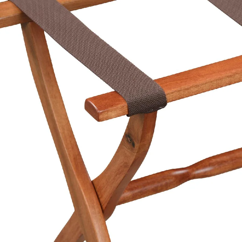 Luggage straps with buckle closures to secure overstuffed bagsLuggage straps with buckle closures to secure overstuffed bagsGatehouse Furniture Luggage Rack - Contour Wood Leg with 3 Nylon Straps Luggage straps with buckle closures to secure overstuffed bagsLuggage straps with buckle closures to secure overstuffed bagsGatehouse Furniture Luggage Rack - Contour Wood Leg with 3 Nylon Straps