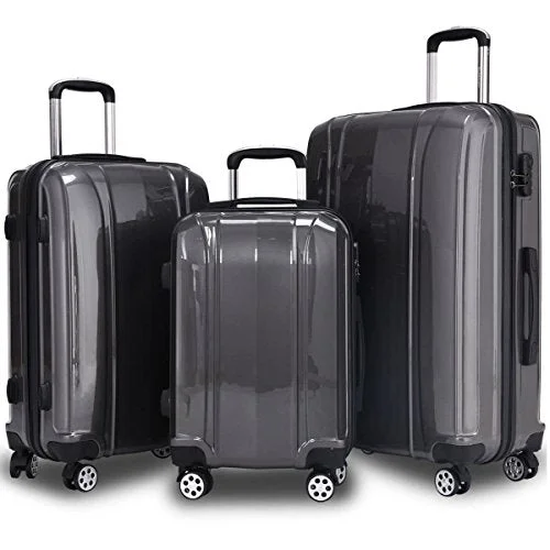 Waterproof luggage covers for protection against rain on outdoor tripsGHP 20" 24" 28" ABS & PC Shell Gray Trolley Suitcase Travelling Luggage Set w Wheels Waterproof luggage covers for protection against rain on outdoor tripsGHP 20" 24" 28" ABS & PC Shell Gray Trolley Suitcase Travelling Luggage Set w Wheels