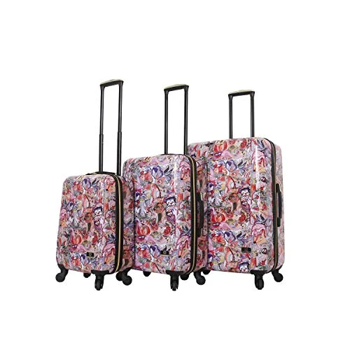 Neck pillows with memory foam for comfortable in - flight or car ridesHALINA Susanna Sivonen Squad 3 Piece Set Luggage, Multicolor Neck pillows with memory foam for comfortable in - flight or car ridesHALINA Susanna Sivonen Squad 3 Piece Set Luggage, Multicolor