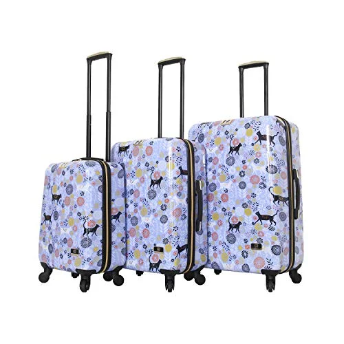 Hanging toiletry bags with multiple compartments for bathroom essentialsHALINA Vicky Yorke Urban Jungle Cats 3 Piece Set Luggage, Multicolor Hanging toiletry bags with multiple compartments for bathroom essentialsHALINA Vicky Yorke Urban Jungle Cats 3 Piece Set Luggage, Multicolor