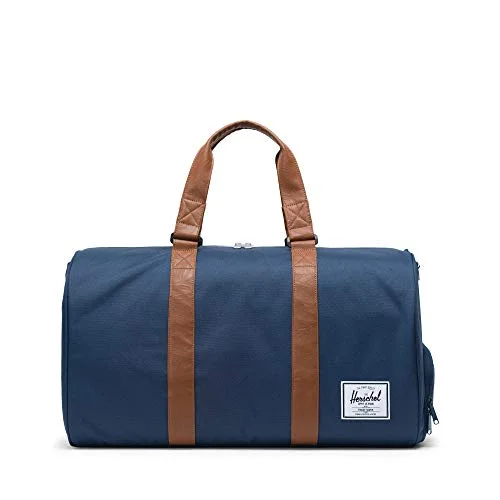Lightweight luggage tags with personalized names and contact info for easy identificationLightweight luggage tags with personalized names and contact info for easy identificationHerschel Novel Duffel Bag, Navy/Tan Synthetic Leather, Classic 42.5L Lightweight luggage tags with personalized names and contact info for easy identificationLightweight luggage tags with personalized names and contact info for easy identificationHerschel Novel Duffel Bag, Navy/Tan Synthetic Leather, Classic 42.5L