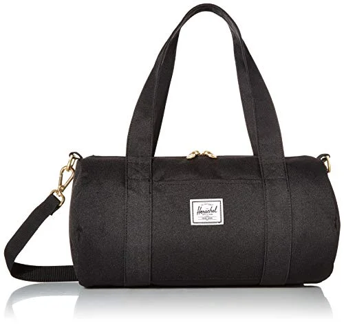 Leather luggage handles for a comfortable and stylish gripLeather luggage handles for a comfortable and stylish gripHerschel Sutton Mini Duffle, Black, 7.0L Leather luggage handles for a comfortable and stylish gripLeather luggage handles for a comfortable and stylish gripHerschel Sutton Mini Duffle, Black, 7.0L