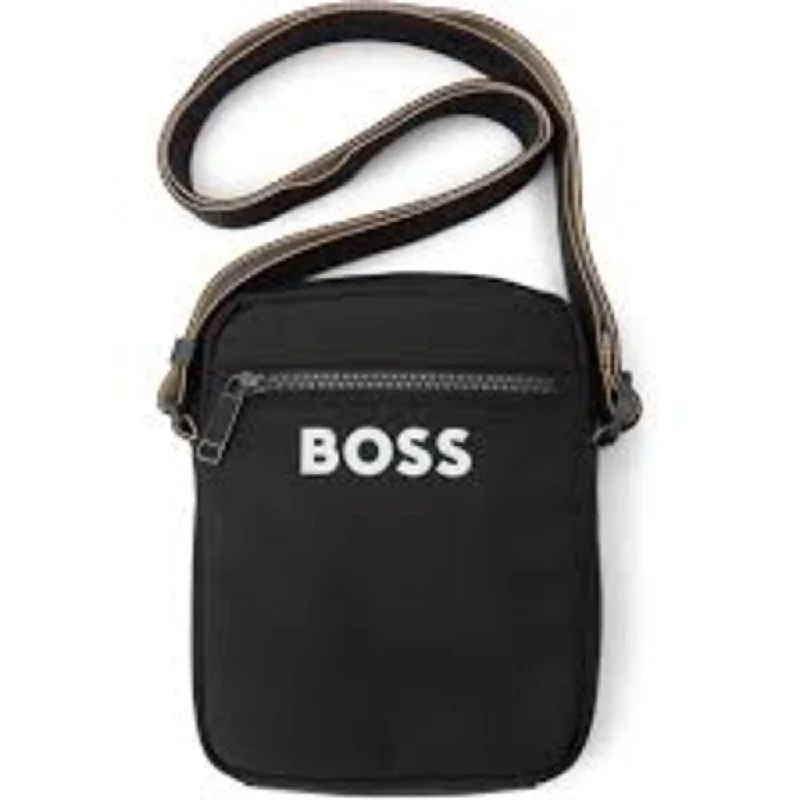 Luggage trolley organizers to hold small items like keys and phonesLuggage trolley organizers to hold small items like keys and phonesHugo Boss Men's Catch 3.0 N/S Zip Bag, Black