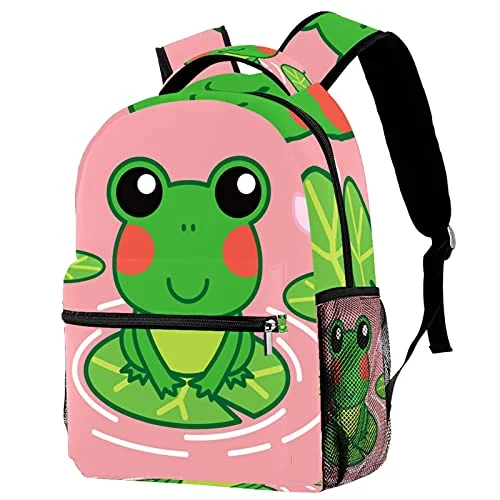 Waterproof luggage covers for protection against rain on outdoor tripsLORVIES Lovely Frog on the Lotus Leaf Lightweight School Classic Backpack Travel Rucksack for Girls Women Kids Teens Waterproof luggage covers for protection against rain on outdoor tripsLORVIES Lovely Frog on the Lotus Leaf Lightweight School Classic Backpack Travel Rucksack for Girls Women Kids Teens