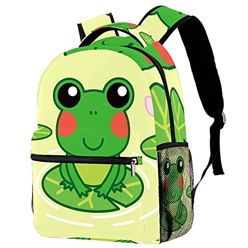 Travel backpack rain covers made of durable nylon materialLORVIES Lovely Frog on the Lotus Leaf Lightweight School Classic Backpack Travel Rucksack for Girls Women Kids Teens Travel backpack rain covers made of durable nylon materialLORVIES Lovely Frog on the Lotus Leaf Lightweight School Classic Backpack Travel Rucksack for Girls Women Kids Teens