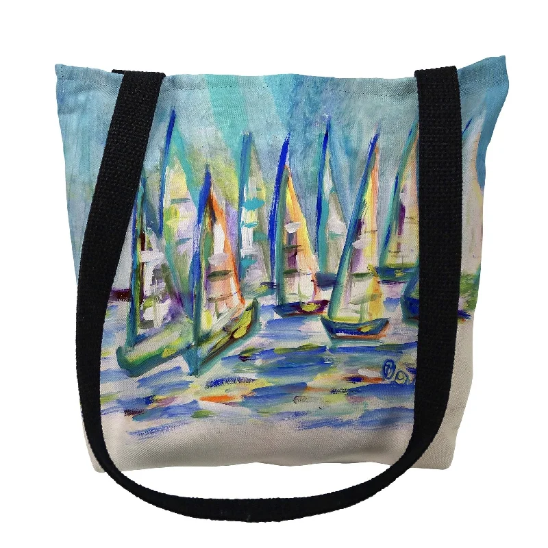 Leather luggage handles for a comfortable and stylish gripLeather luggage handles for a comfortable and stylish gripMore Sailboats Small Tote Bag 13x13 Leather luggage handles for a comfortable and stylish gripLeather luggage handles for a comfortable and stylish gripMore Sailboats Small Tote Bag 13x13
