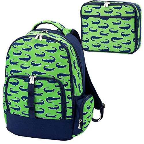 Travel backpack rain covers made of durable nylon materialPersonalized Reinforced Design Water Resistant Backpack and Lunch Sack Set, Later Gator Travel backpack rain covers made of durable nylon materialPersonalized Reinforced Design Water Resistant Backpack and Lunch Sack Set, Later Gator