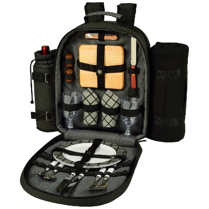 Travel backpack rain covers made of durable nylon materialPicnic at Ascot - Deluxe Equipped 2 Person Picnic Backpack Bag with Cooler, Insulated Wine Holder & Blanket - Charcoal Travel backpack rain covers made of durable nylon materialPicnic at Ascot - Deluxe Equipped 2 Person Picnic Backpack Bag with Cooler, Insulated Wine Holder & Blanket - Charcoal