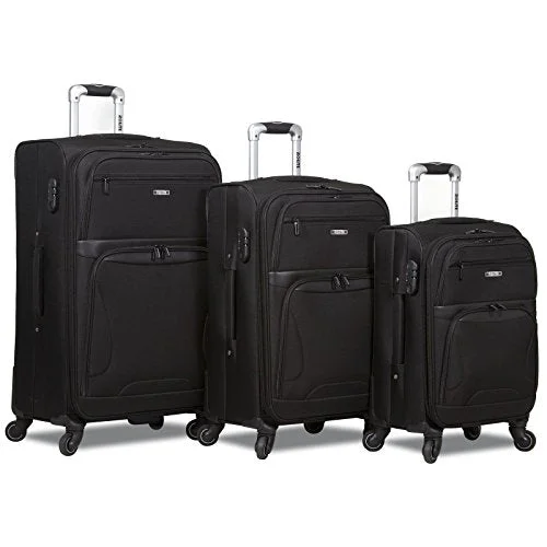 Portable shoe bags to keep footwear separate in suitcasesRolite Explorer 3-Piece Expandable Spinner Luggage Set-Black Portable shoe bags to keep footwear separate in suitcasesRolite Explorer 3-Piece Expandable Spinner Luggage Set-Black