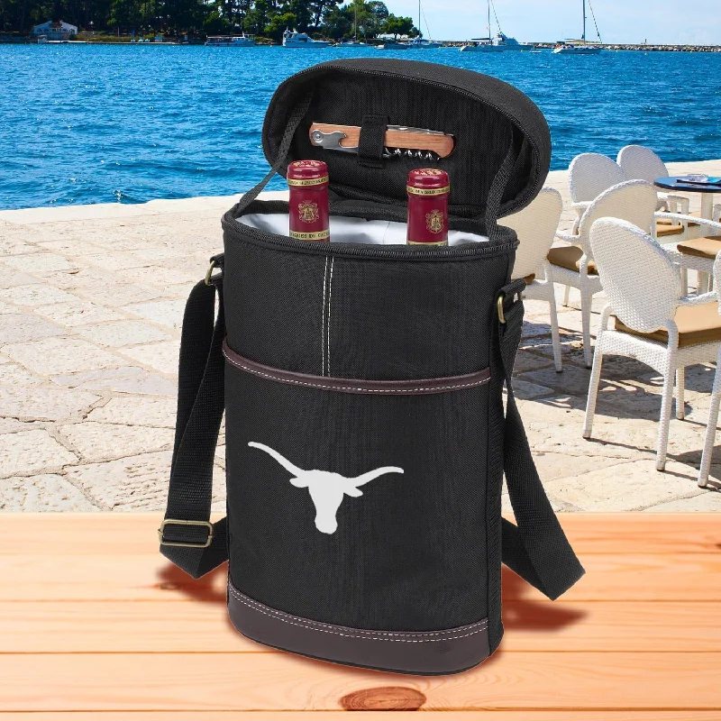 Expandable packing cubes sets in various sizes for organized suitcase packingTexas University at Austin Longhorns Two Bottle Wine Tote