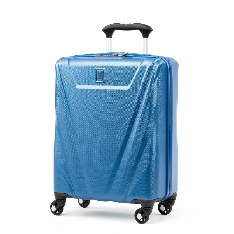 Leather luggage handles for a comfortable and stylish gripLeather luggage handles for a comfortable and stylish gripMaxlite 5 19" International Spinner Carry-On Luggage Leather luggage handles for a comfortable and stylish gripLeather luggage handles for a comfortable and stylish gripMaxlite 5 19" International Spinner Carry-On Luggage