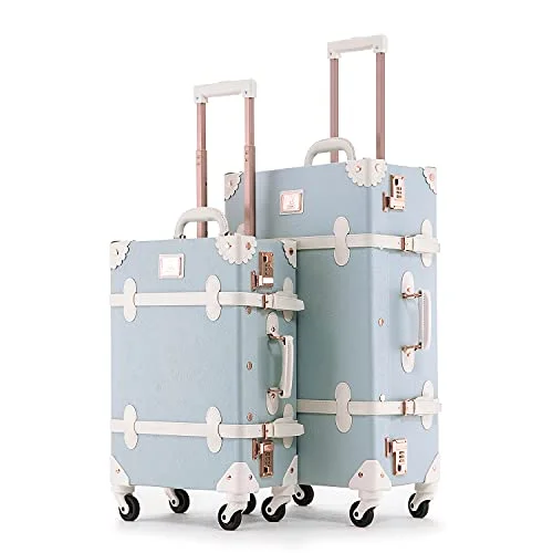 Earplugs and eye masks set for a good sleep during long - haul flightsEarplugs and eye masks set for a good sleep during long - haul flightsUNIWALKER 2 Piece Vintage Luggage Set 26inch Spinner Trunk with 20inch Carry on Cute Suitcase for Women (Embossed Blue) Earplugs and eye masks set for a good sleep during long - haul flightsEarplugs and eye masks set for a good sleep during long - haul flightsUNIWALKER 2 Piece Vintage Luggage Set 26inch Spinner Trunk with 20inch Carry on Cute Suitcase for Women (Embossed Blue)