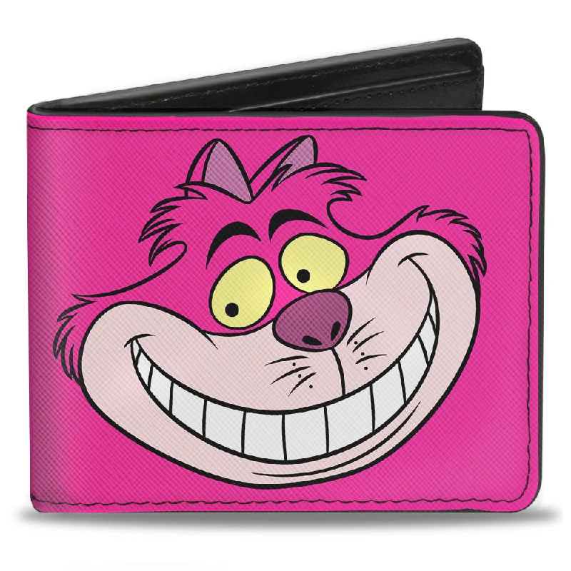 Lightweight money clips for travelLightweight money clips for travelBi-Fold Wallet - Cheshire Cat Face + Stripes Pinks Lightweight money clips for travelLightweight money clips for travelBi-Fold Wallet - Cheshire Cat Face + Stripes Pinks