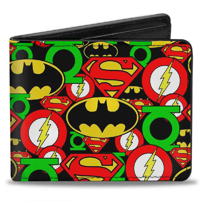 Money clips with RFID protectionMoney clips with RFID protectionBi-Fold Wallet - Justice League Stacked Logos Money clips with RFID protectionMoney clips with RFID protectionBi-Fold Wallet - Justice League Stacked Logos