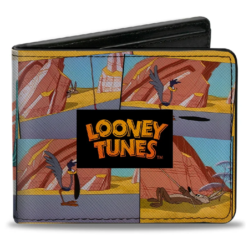 Vintage-style money clips for collectorsVintage-style money clips for collectorsBi-Fold Wallet - LOONEY TUNES Wile E. Coyote and Road Runner Scene Blocks Vintage-style money clips for collectorsVintage-style money clips for collectorsBi-Fold Wallet - LOONEY TUNES Wile E. Coyote and Road Runner Scene Blocks