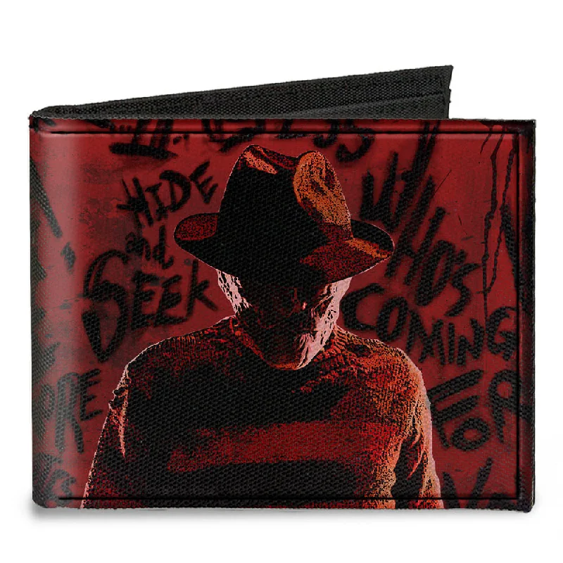 Money clips vs traditional walletsMoney clips vs traditional walletsCanvas Bi-Fold Wallet - Freddy Pose2 + Hand Scratching Quote Scrawls Reds Black Money clips vs traditional walletsMoney clips vs traditional walletsCanvas Bi-Fold Wallet - Freddy Pose2 + Hand Scratching Quote Scrawls Reds Black