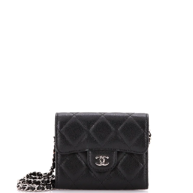 Money clips with magnetic closureMoney clips with magnetic closureClassic Flap Card Holder on Chain Quilted Caviar Mini Money clips with magnetic closureMoney clips with magnetic closureClassic Flap Card Holder on Chain Quilted Caviar Mini