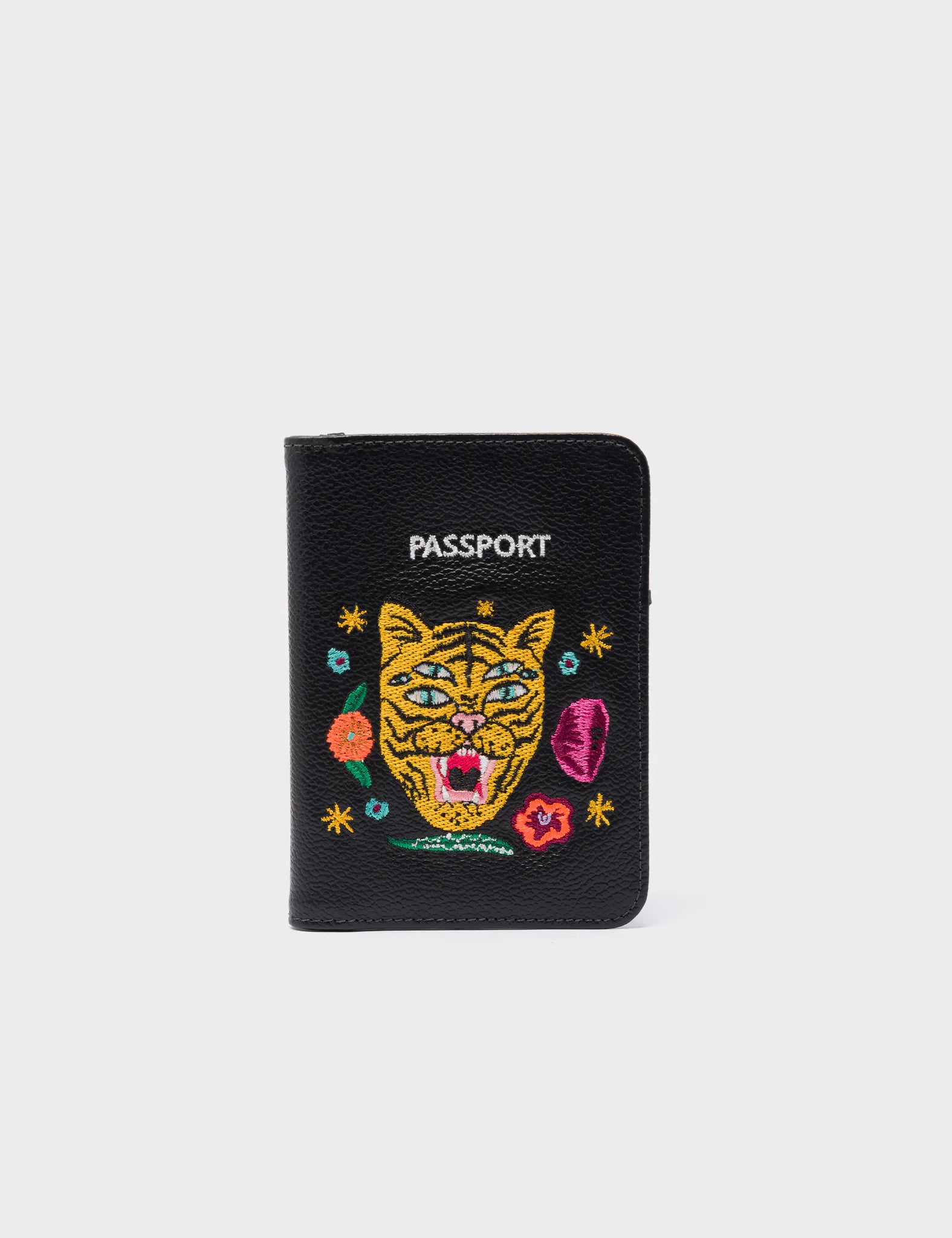 Custom money clips for corporate giftsCustom money clips for corporate giftsFrida Black Leather Passport Cover - Tiger and Flowers Embroidery Custom money clips for corporate giftsCustom money clips for corporate giftsFrida Black Leather Passport Cover - Tiger and Flowers Embroidery