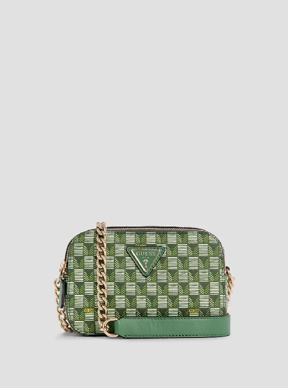 Luxury leather money clips with card slotsLuxury leather money clips with card slotsGreen Logo G Wave Crossbody Camera Bag