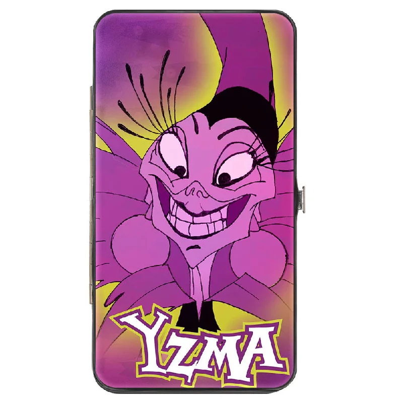 Elegant money clips for weddingsElegant money clips for weddingsHinged Wallet - YZMA Smiling Pose + Fish Icon Fuschias Yellows Elegant money clips for weddingsElegant money clips for weddingsHinged Wallet - YZMA Smiling Pose + Fish Icon Fuschias Yellows