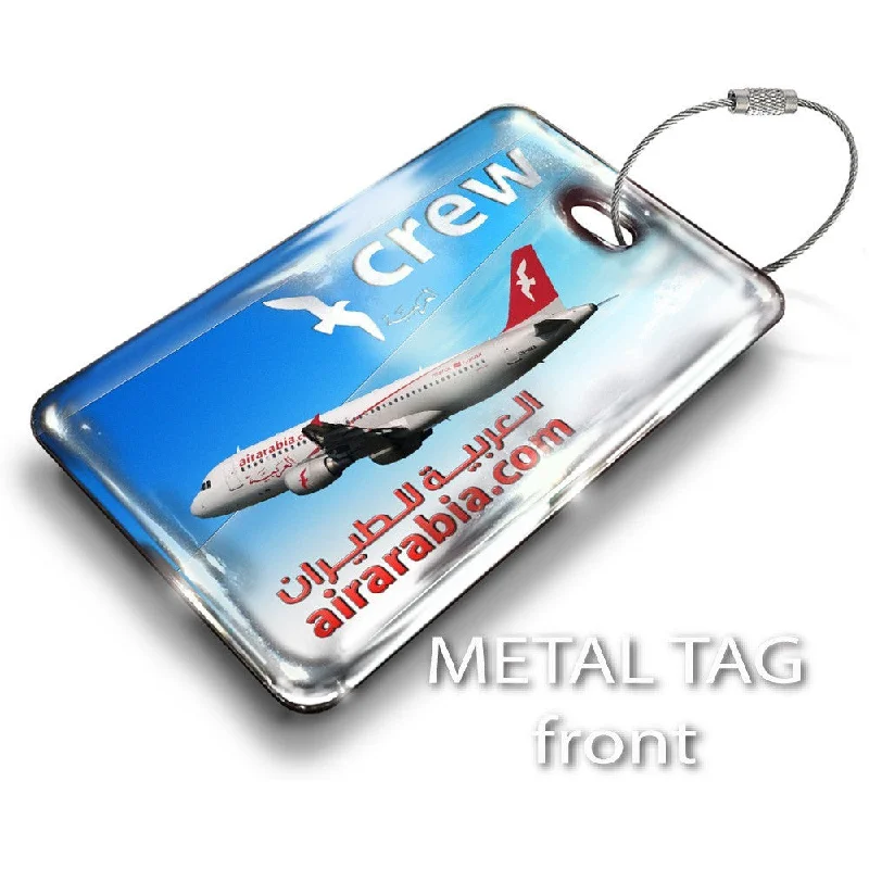 Cartoon-Themed Passport Covers & Wallets for Kids and Young AdultsAir Arabia A320 Landscape Luggage Tag