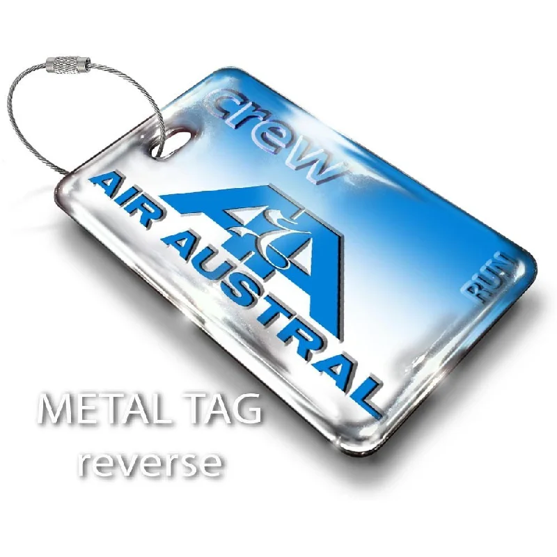 Glittery Sequined Passport Covers & Wallets for Party LoversAir Austral(OLD LOGO) Luggage Tag Glittery Sequined Passport Covers & Wallets for Party LoversAir Austral(OLD LOGO) Luggage Tag
