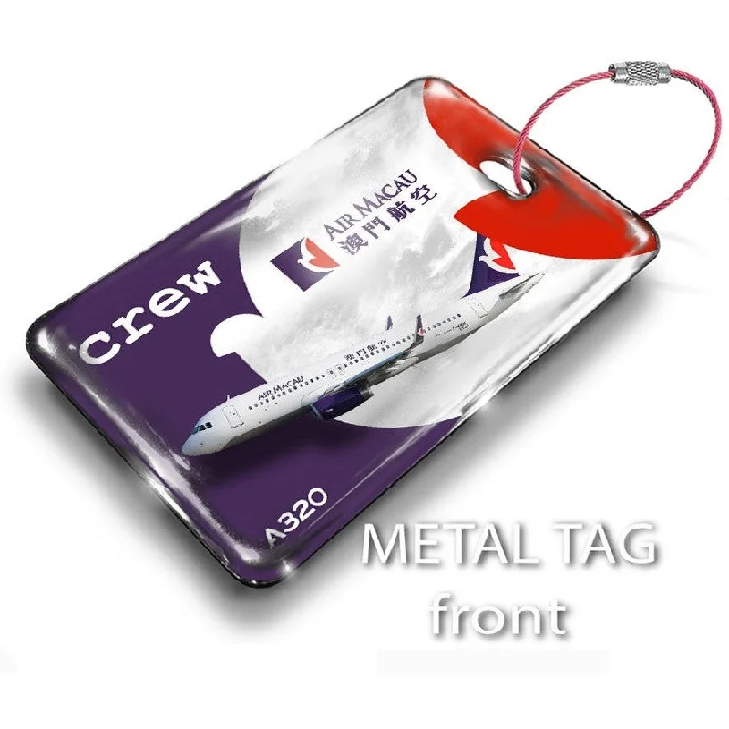 Animal-Print Passport Covers & Wallets for Trendy FashionistasAir Macau A320 FX