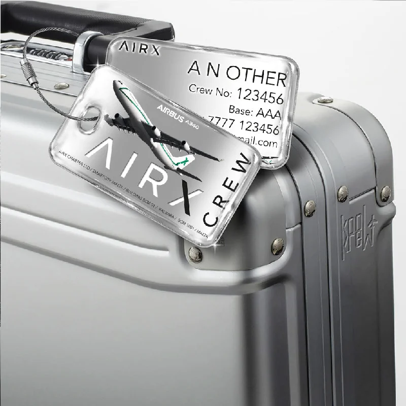 Cartoon-Themed Passport Covers & Wallets for Kids and Young AdultsAirX A340 FX Tag