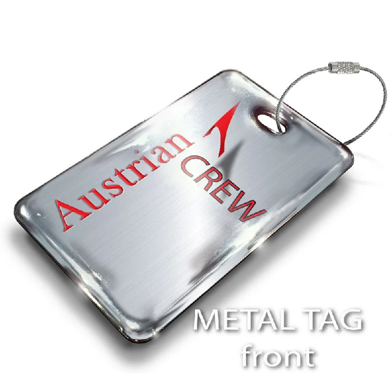 Silver-Plated Passport Covers & Wallets with Gemstone Accents for Elegant WomenAustrian Airlines Duo-Silver Silver-Plated Passport Covers & Wallets with Gemstone Accents for Elegant WomenAustrian Airlines Duo-Silver