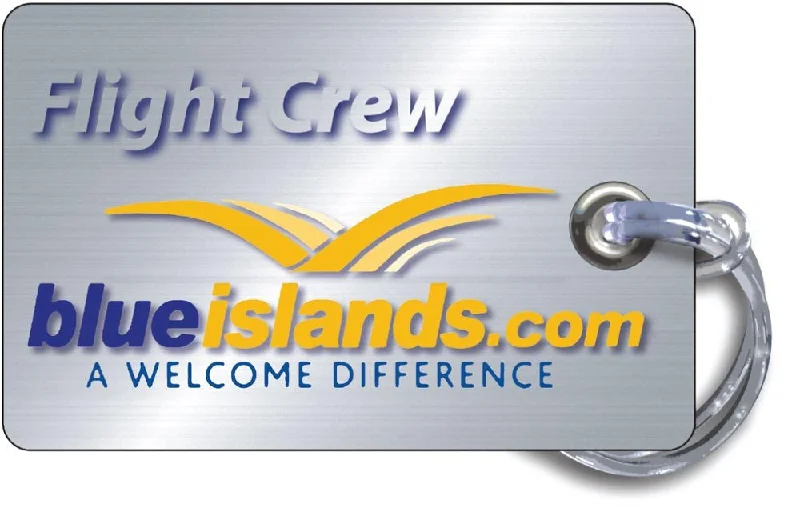 Foldable Passport Covers & Wallets Made of Flexible PVC for Easy StorageBlue Islands Airlines Logo(Flight crew) Foldable Passport Covers & Wallets Made of Flexible PVC for Easy StorageBlue Islands Airlines Logo(Flight crew)
