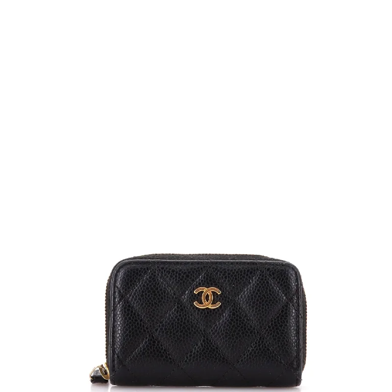How to clean and maintain metal money clipsCC Zip Coin Purse Quilted Caviar Small