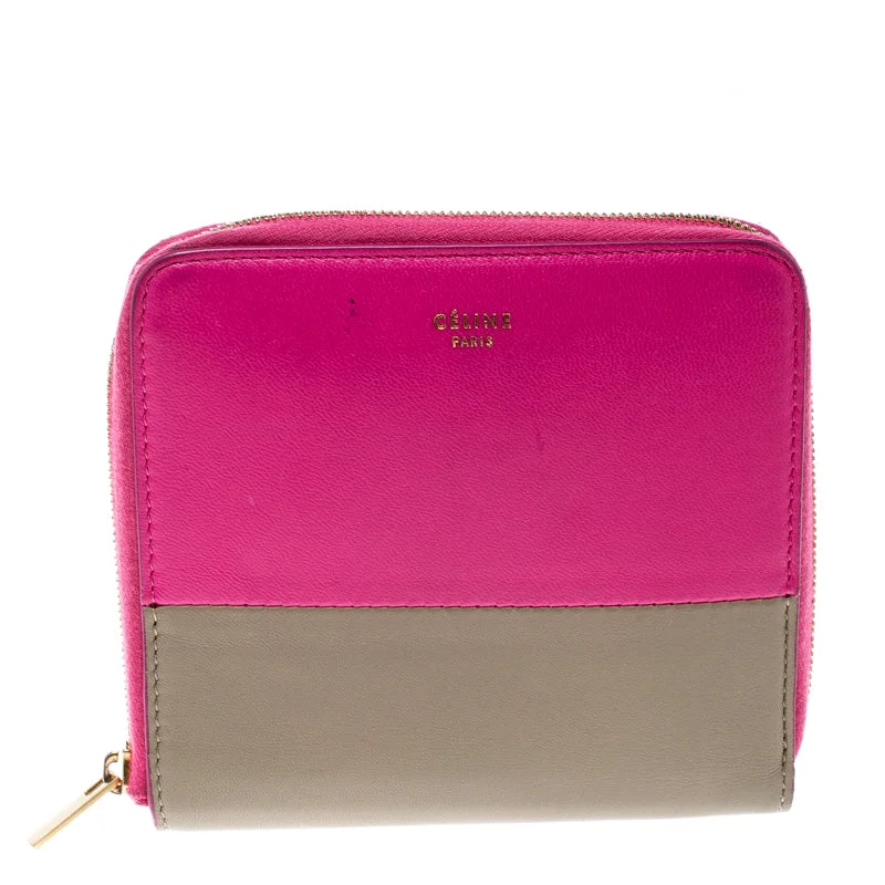 How to choose the right money clipCeline Pink/beige Leather Zip Around Compact Wallet.. How to choose the right money clipCeline Pink/beige Leather Zip Around Compact Wallet..