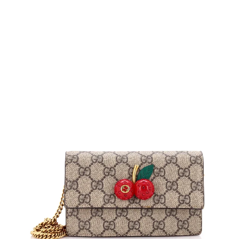 How to clean and maintain metal money clipsCherries Wallet on Chain GG Coated Canvas Mini How to clean and maintain metal money clipsCherries Wallet on Chain GG Coated Canvas Mini