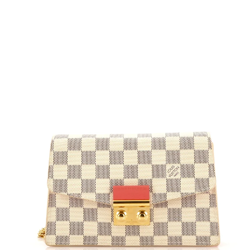 Lightweight money clips for travelCroisette Chain Wallet NM Damier