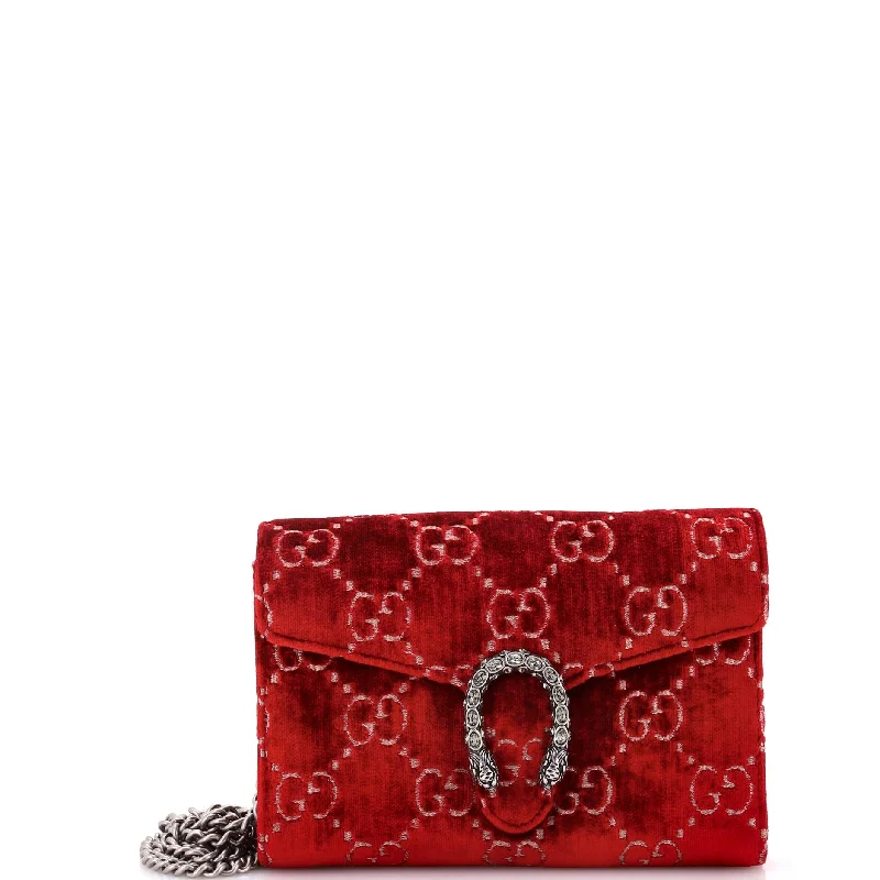 Money clips with built-in bottle openersDionysus Chain Wallet GG Velvet Small