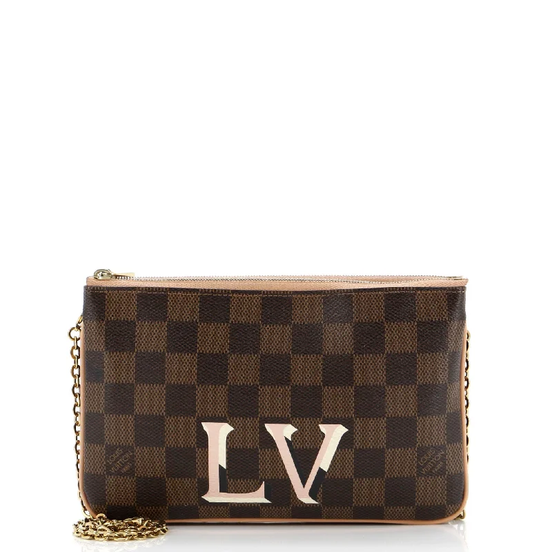 Best money clips for cash and cardsDouble Zip Pochette Damier