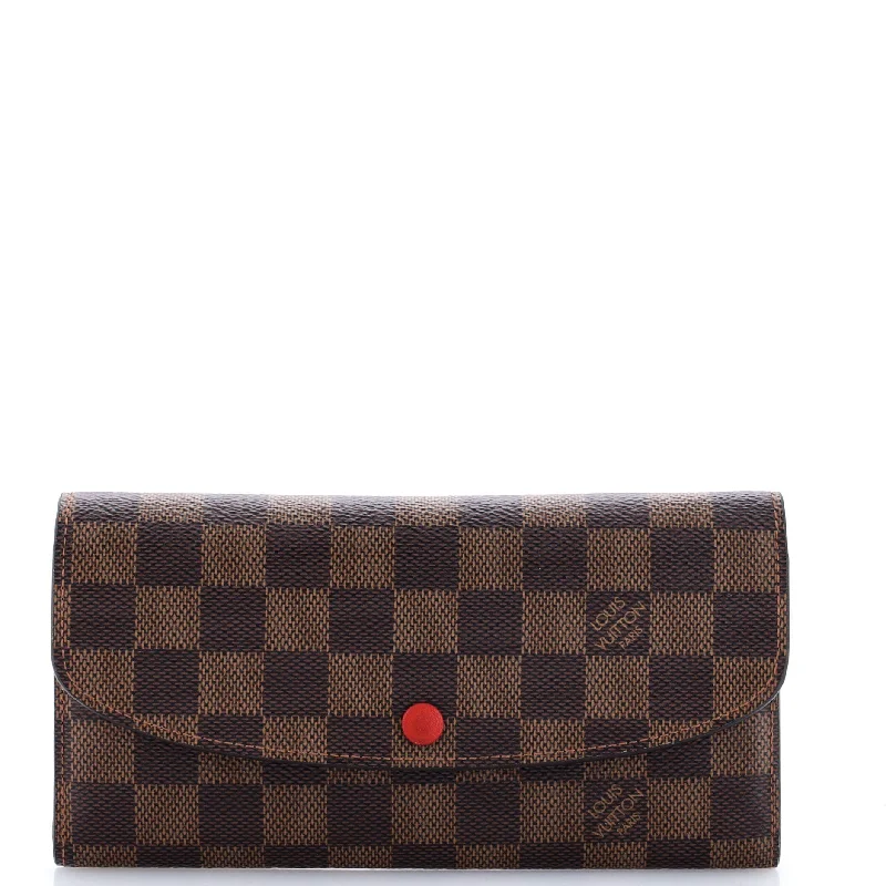 Money clips for women with sleek designsEmilie Wallet Damier