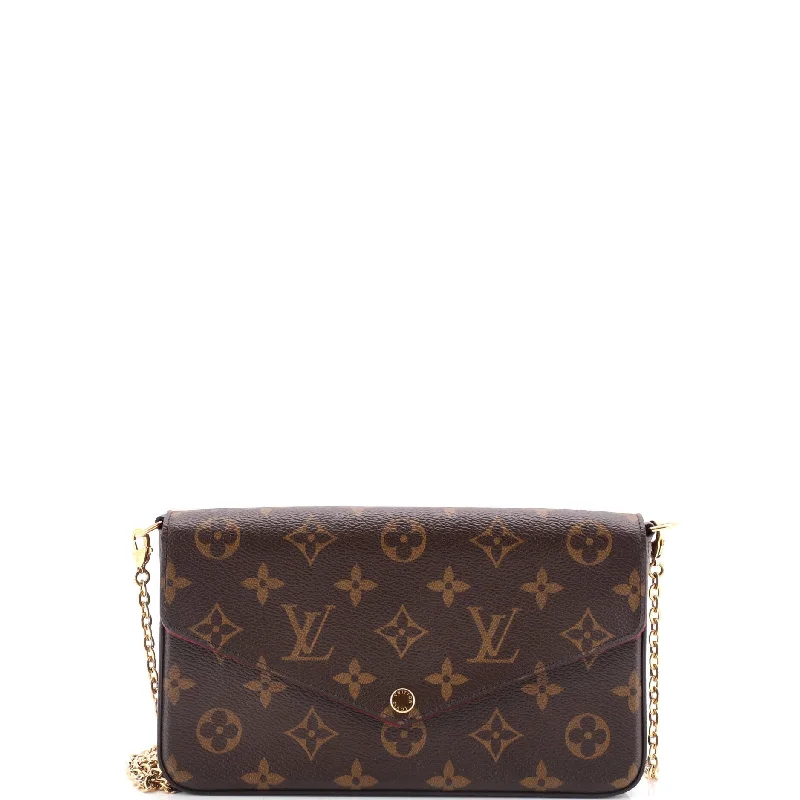 Slim money clips for minimalist walletsFelicie Pochette Monogram Canvas